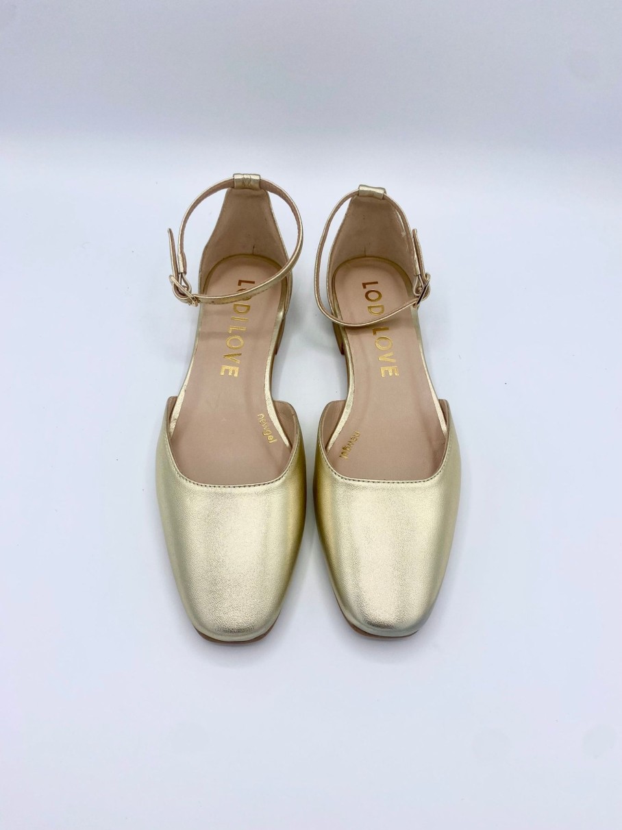 Schuhe Munich Shoebar | Cosmos Ballerina Gold