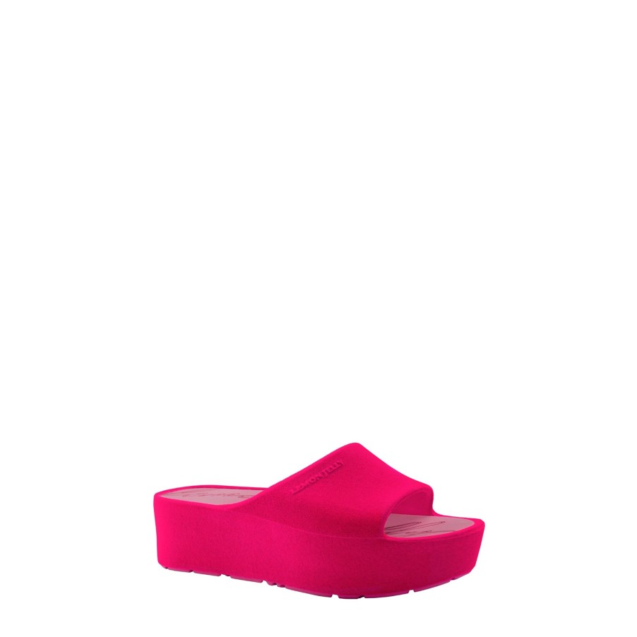 Schuhe Munich Shoebar | Velanie Slides Neon Pink