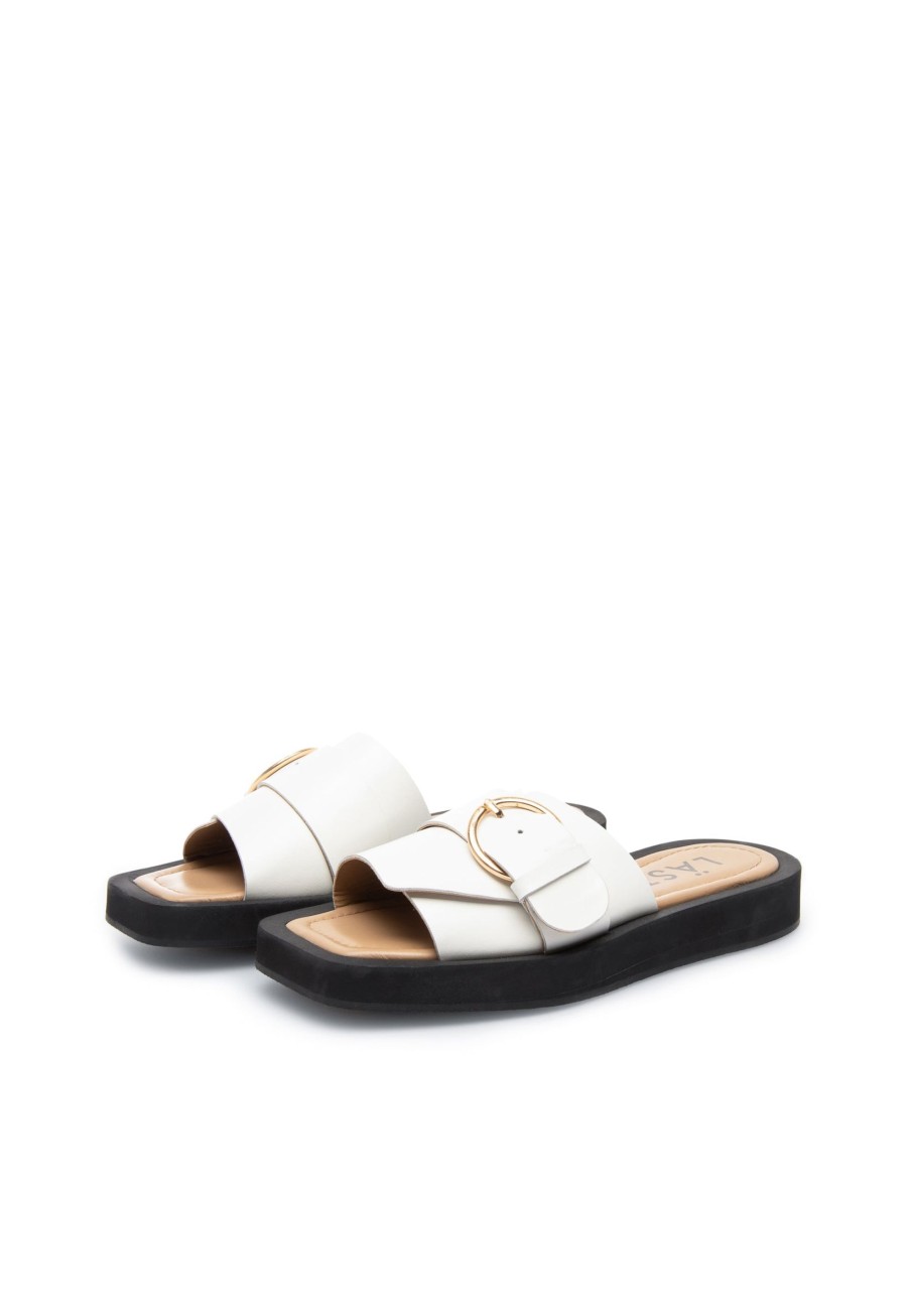 Schuhe Munich Shoebar | Selma Leather Sandal Off-White