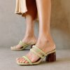 Schuhe Munich Shoebar | Indiana Mint Suede Sandal