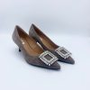 Schuhe Munich Shoebar | Crystal Pump Vicky Grey Taupe