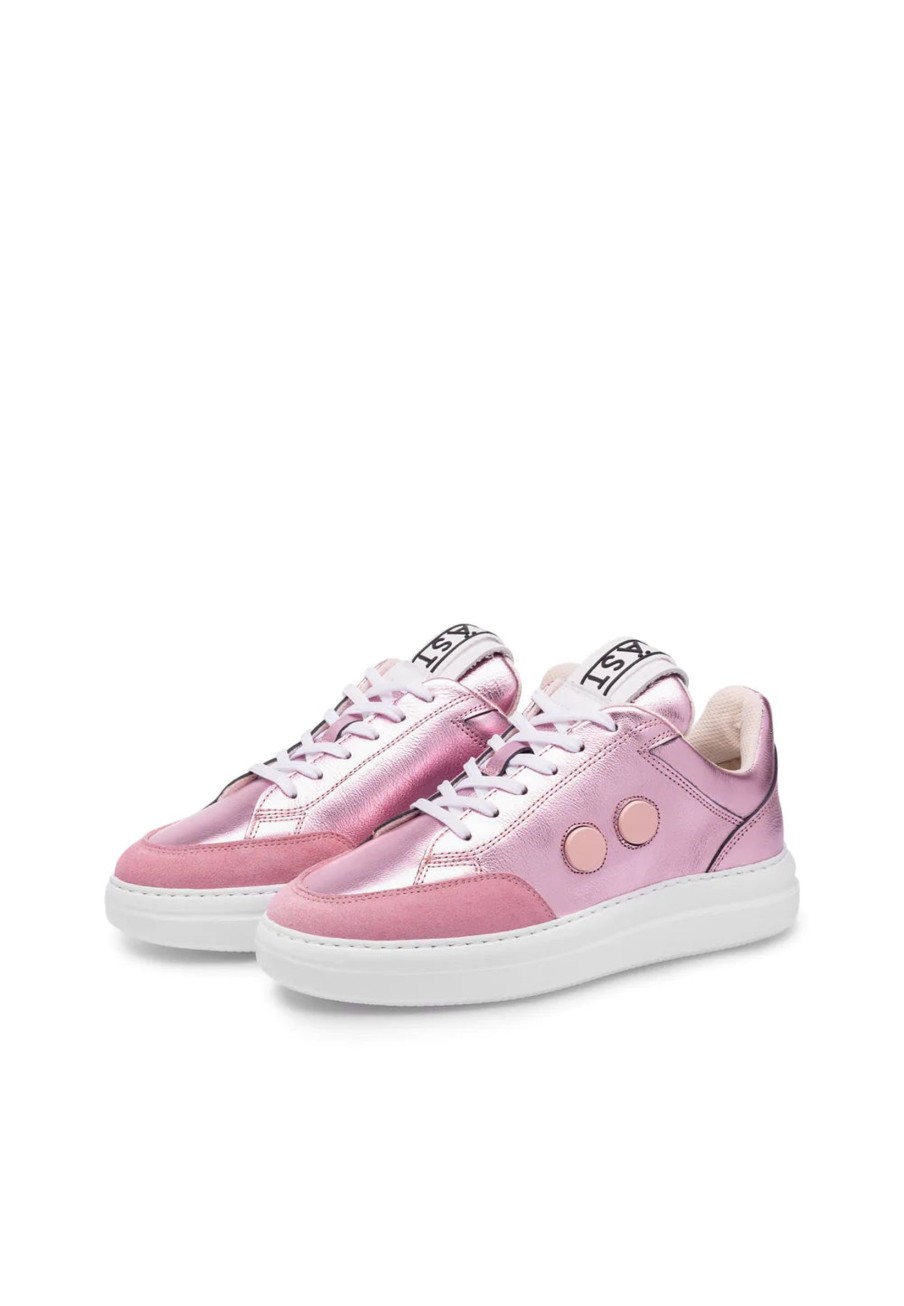 Schuhe Munich Shoebar | Minimalist Low Sneaker Pink Metallic